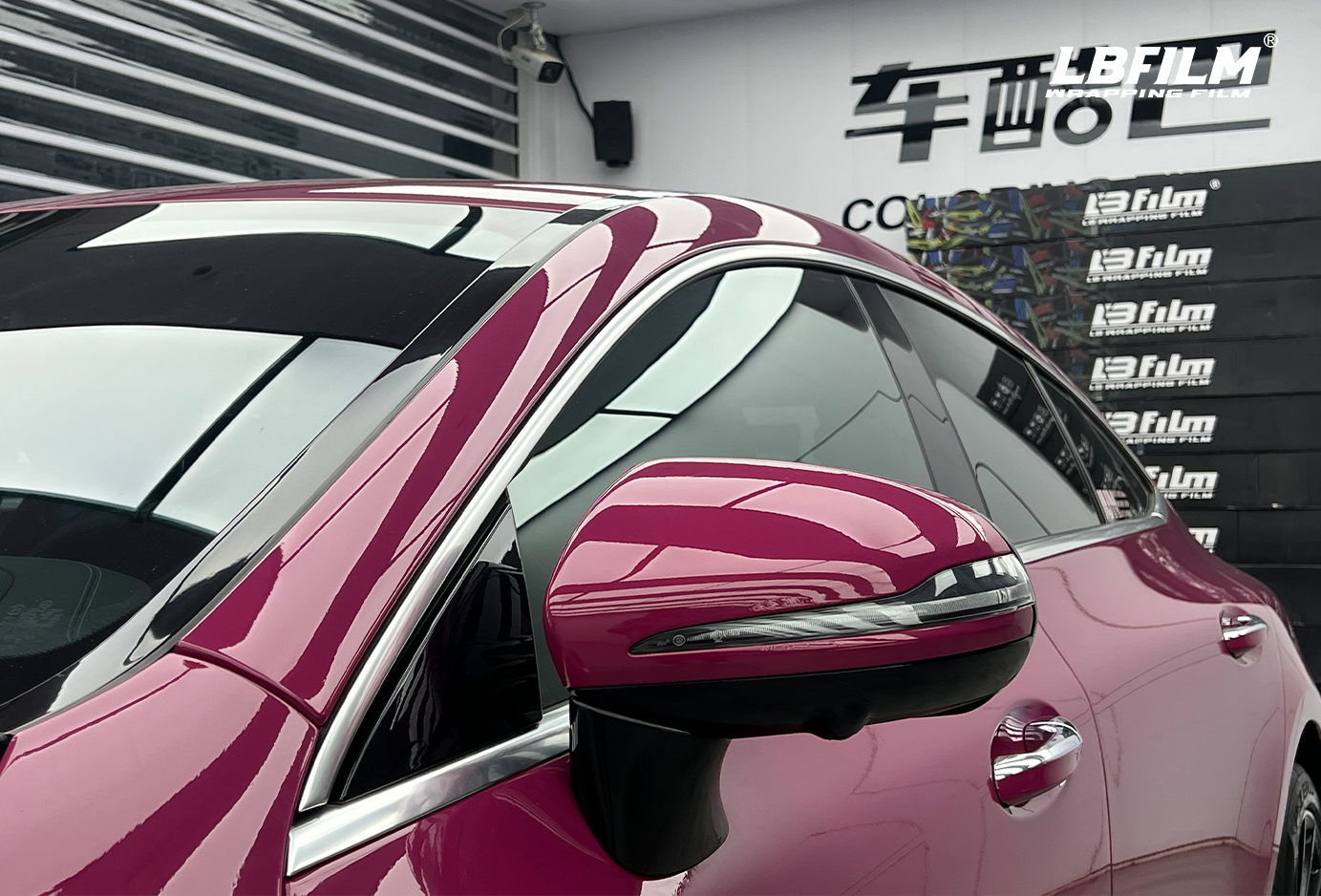 奔驰GT50原厂漆星光宝石红